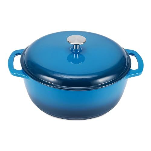 Amazon Basics enamel cast iron Dutch oven