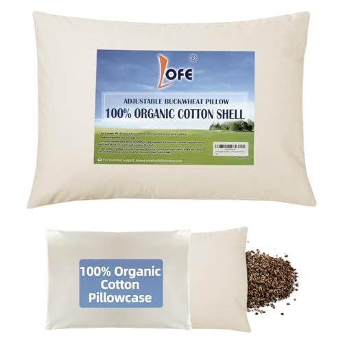 Buckwheat hull pillow