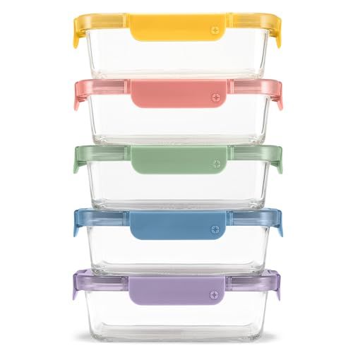 Ello glass meal prep containers