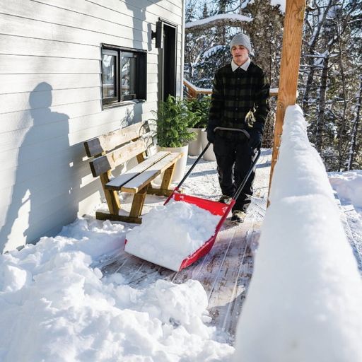 Garant 24in Poly Sleigh Snow Shovel