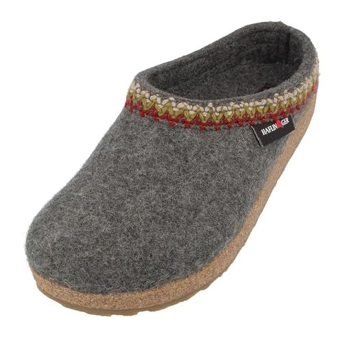 Haflinger wool clogs