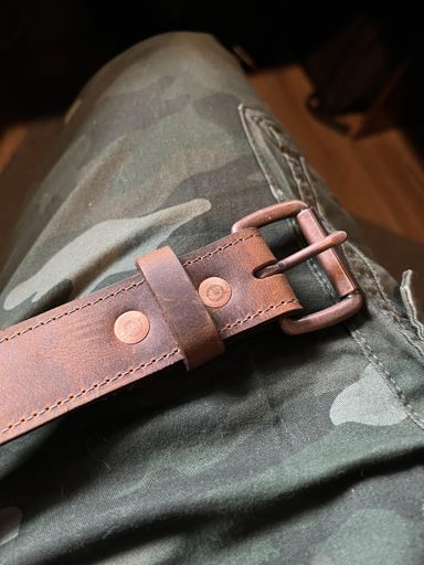 North Star Leather Belt