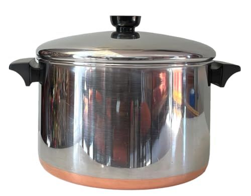 Revere Ware copper-bottom stainless steel cookware