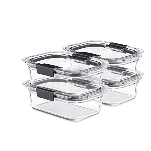 Rubbermaid Brilliance glass containers