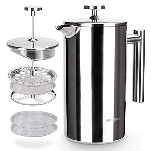 Secura stainless steel French press